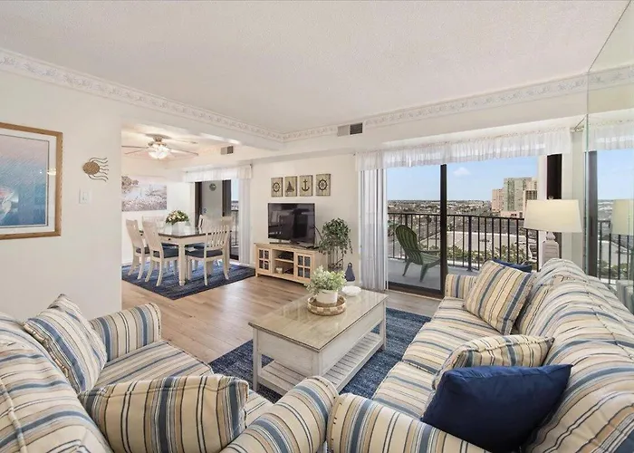 Lovely 2 Bedroom 9400 With Side Ocean View & Outdoor Pool! * Ocean Stadt